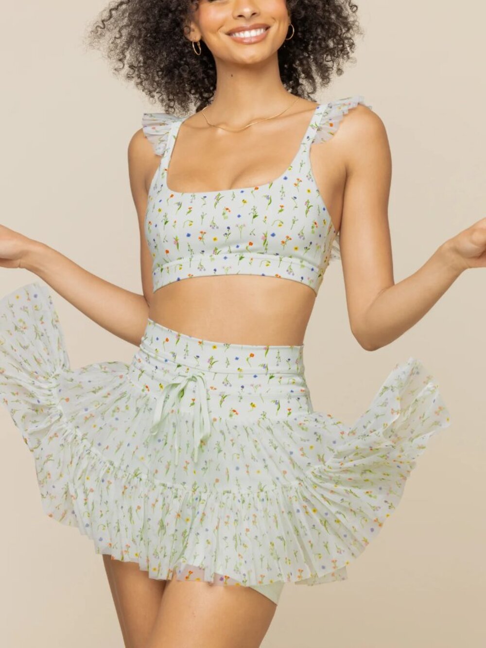 POPFLEX Pirouette Skort - Meadow